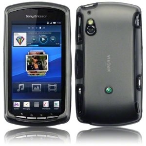 Coque rigide dur Noir pour Sony Ericsson Xperia Play