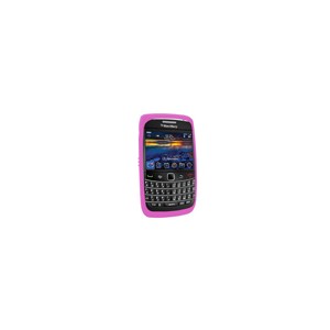 Housse de protection d'origine silicone rose pour BlackBerry Bold 9700