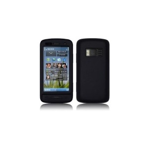 Silicone noir Nokia C6-01