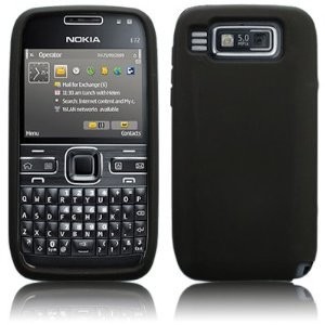 Silicone noir Nokia E72 pour Nokia E72