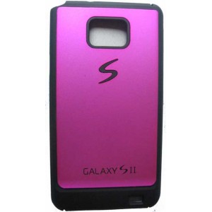Coque étui arrière rose fuchsia Samsung Galaxy S2 i9100