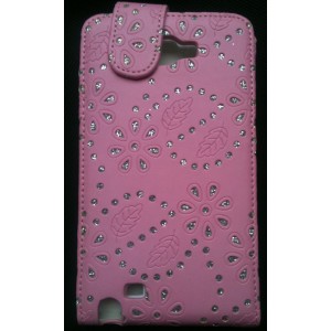 Housse strass diamant Galaxy Note couleur rose