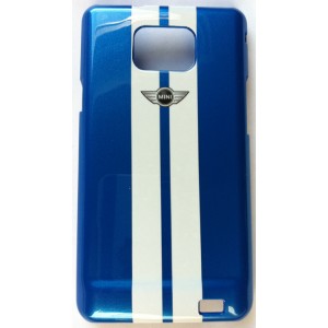 Coque Samsung Galaxy S2 Mini Cooper Bleu