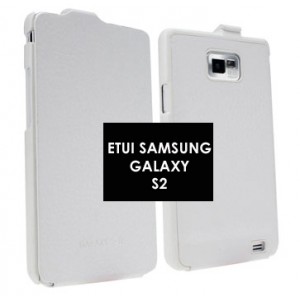 Etui d'origine blanc pour Samsung Galaxy S2 i9100