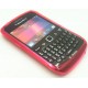 Coque silicone semi rigide rose transparente Blackberry Curve 9360