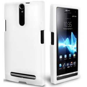 Etui silicone blanc pour Sony Xperia S