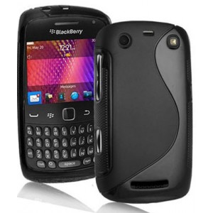 Silicone BlackBerry Curve 9360 noir