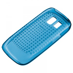 Coque Silicone d'origine pour Nokia Asha 302  bleu