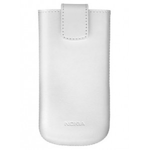 Etui vertical Nokia (pochette taille L) couleur blanc