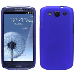 Coque silicone bleu nuit pour Samsung Galaxy S3