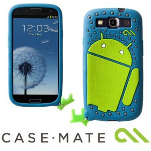 Coque protection Case Mate Samsung Galaxy S3 Droid Bleu/Vert