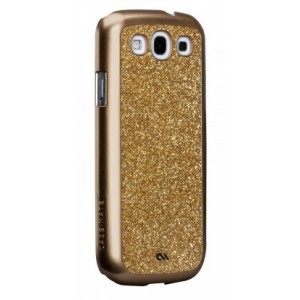 Coque série Glam Case Mate Paillettes Or pour Samsung Galaxy S3