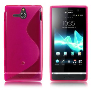 Coque Sony Xperia U couleur rose