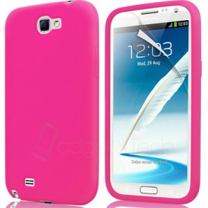 Coque couleur rose pour Samsung Galaxy Note 2
