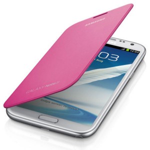 Housse origine intégrable rose pour Samsung Galaxy Note 2
