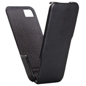 Etui rabat luxe cuir noir Case Mate pour BlackBerry Z10