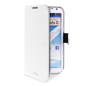 Etui blanc slim PURO luxe pour Samsung Galaxy Note 2