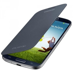 Etui gris noir origine latéral intégrable pour Samsung Galaxy S4 