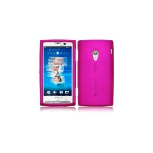 Coque arriere rose dur pour Sony Ericsson Xperia X10