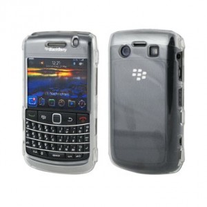 Coque en cristal transparente pour Blackberry bold 9700