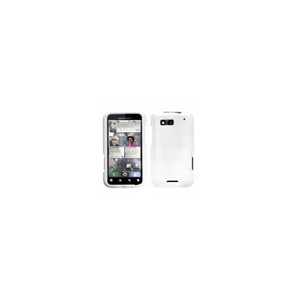 Coque rigide dur Blanc pour Motorola Defy MB525