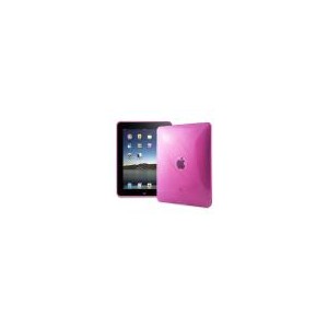 Etui Silicone en Tpu Rose pour Ipad 2