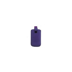 Etui avec languette violet pour tout mobile Universel