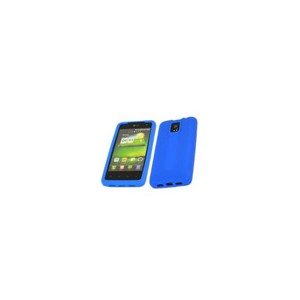 Etui de protection en silicone TPU bleu LG P990 Optimus 2X