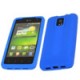 Etui de protection en silicone TPU bleu LG P990 Optimus 2X