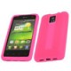 Etui de protection en silicone TPU rose LG P990 Optimus 2X