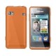 Etui de protection en silicone tpu orange pour Samsung Wave 723 S7230