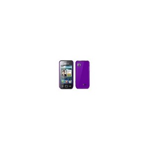 Etui silicone TPU Samsung Wave 575 S5750 et Wave 525 S5250 de couleur violet