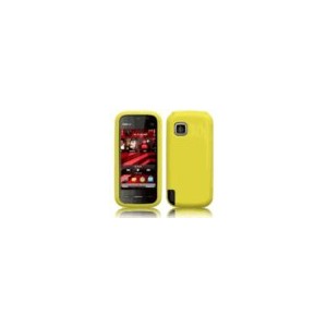 Etui silicone jaune pour Nokia 5230