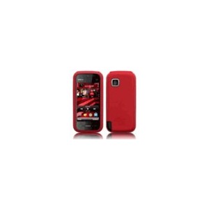 Etui silicone rouge pour Nokia 5230