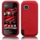 Etui silicone rouge pour Nokia 5230