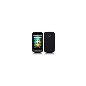 Housse de protection silicone Noir LG Optimus One P500 pour LG Optimus One P500