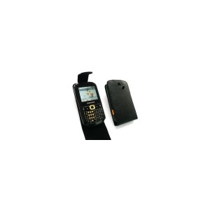 Housse en cuir noir pour Samsung B3210