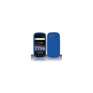 Housse en etuis silicone bleu pour Samsung Nexus S I9020