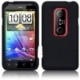 Housse en etuis silicone noir pour Htc Evo 3d