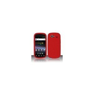 Housse en etuis silicone rouge pour Samsung Nexus S I9020