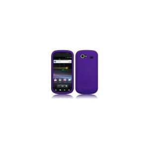 Housse en etuis silicone violet pour Samsung Nexus S I9020