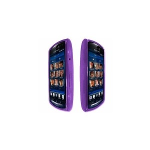 Housse etui en silicone violet pour Sony Ericsson Xperia Kyno, Néo