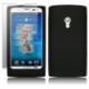 Housse etui silicone noir pour Sony Ericsson Xperia X10