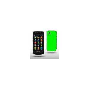 Housse etui silicone vert Samsung Wave S8500