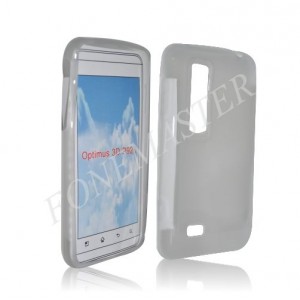 Silicone Blanc GEL en TPU LG Optimus 3d P920 Pour LG Optimus 3d P920