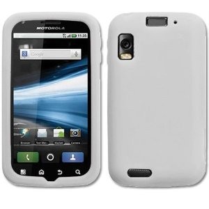 Silicone Motorola Atrix MB860 Blanc