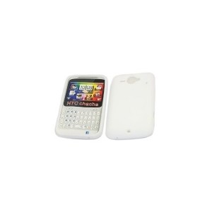 Silicone blanche htc chacha