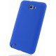 Coque/housse ou étui en Silicone bleu pour Samsung Galaxy Note 