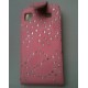 Housse Diamant en cuir Samsung Galaxy S i9000 rose, noir ou blanche