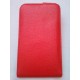Housse à clapet rouge Galaxy Note - étui cuir